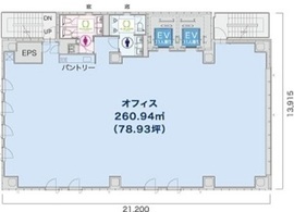 ミレーネ神田PREX 7階 間取り図