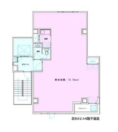 芝NAビル 6階 間取り図