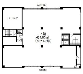 赤坂月世界ビル 5階 間取り図