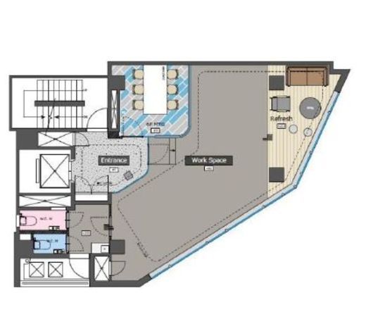 TQ岩本町(旧:MCC神田岩本町ビル) 8階 間取り図