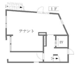 久永ビル 1階A 間取り図