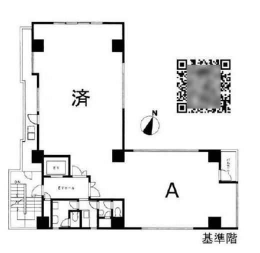 カツミビル 4階A 間取り図