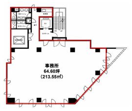 新宿SKYビル 901 間取り図