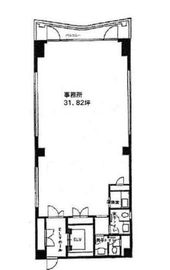 アクサンビル 5階 間取り図