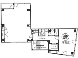錦町スクウェアビル 2階1 間取り図