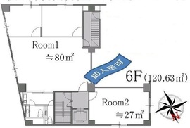 千代田岩本ビル 6階 間取り図