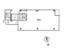 NS麻布十番ビル 6階 間取り図