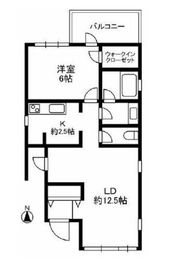 セルヴェ西麻布 2階 間取り図