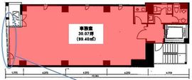 室一ビル 6階 間取り図