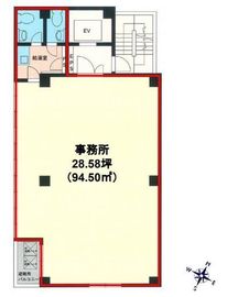 銀座東京ビル 9階 間取り図