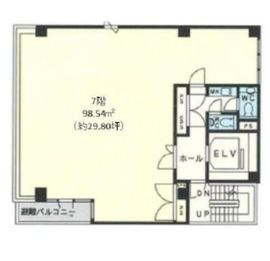 茅場町駅前ビル 7階 間取り図