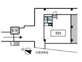 プライムハウス 101 間取り図