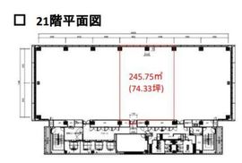 大崎ウィズタワー 21階 間取り図