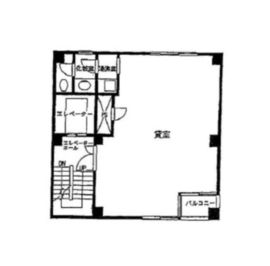 荻津ビル 4階 間取り図