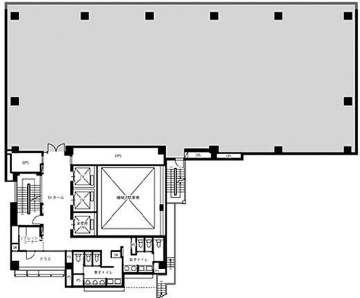 JMFビル渋谷02(旧:渋谷桜丘スクエア) 2階 間取り図