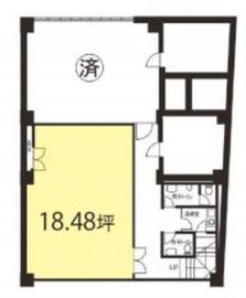 赤坂余湖ビル B1階 間取り図