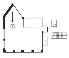 アイティアイ赤坂BLDG 3階B 間取り図