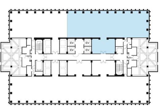 新宿野村ビル 32階東12-22 間取り図