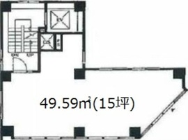 田辺ビル 7階B 間取り図