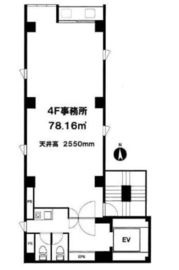 エルヴァージュ神田錦町 4階 間取り図
