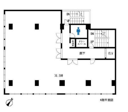 東都水ビル 6階 間取り図