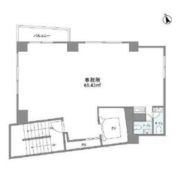 クリプトメリア神宮前ビル 401 間取り図