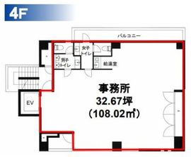 アーバン南長崎ビル 4階 間取り図