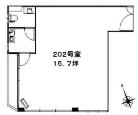 進藤ビル 202 間取り図