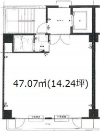 前田山陽ビル 8階 間取り図