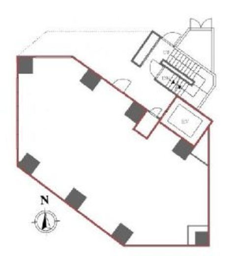 SHIBUYA D-SECOND 1階 間取り図