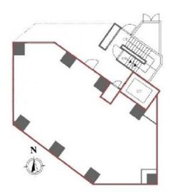 SHIBUYA D-SECOND 1階 間取り図