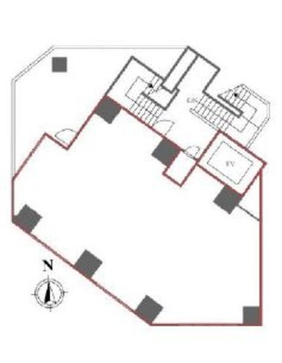 SHIBUYA D-SECOND 4階 間取り図