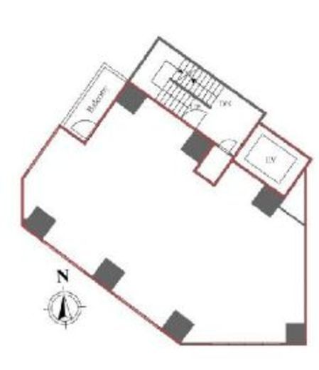 SHIBUYA D-SECOND 5階 間取り図