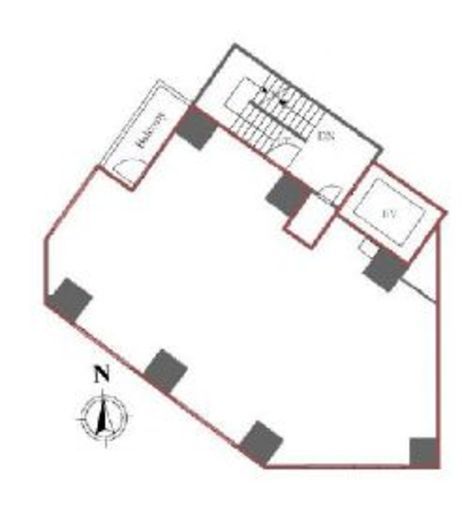 SHIBUYA D-SECOND 9階 間取り図