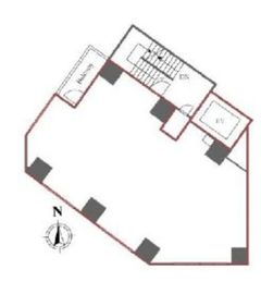 SHIBUYA D-SECOND 9階 間取り図