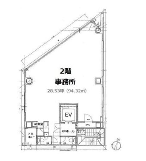 秋葉原SHビル 2階 間取り図