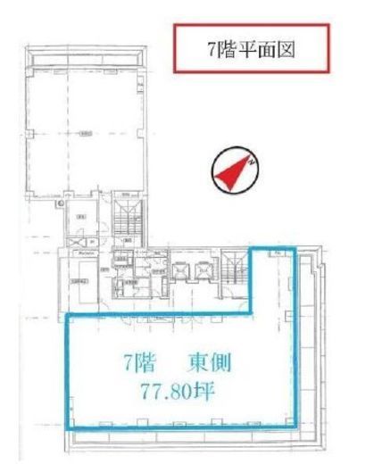 アーク銀座ビルディング 7階東 間取り図
