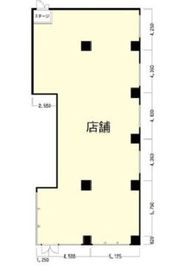 グラディート汐留ビアンコ 102 間取り図