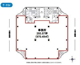 東京パークサイドビル 7階 間取り図