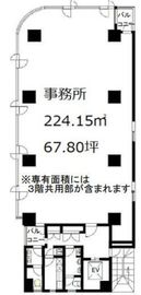 吾妻橋アドバンスビル 3階 間取り図