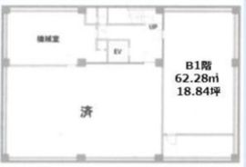 近文ビル B1階 間取り図