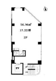 エタニティ麻布十番 2階 間取り図