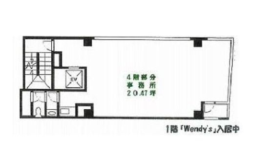 ナビール日比谷 8階 間取り図
