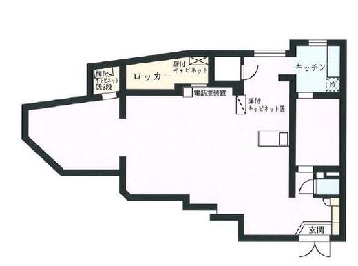 カルチェブラン恵比寿(店舗) 101 間取り図