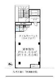 芝浦田中ビル 2階 間取り図