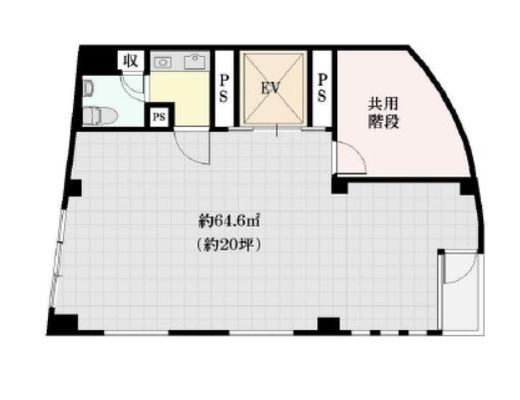 梅村ビル幡ヶ谷 4階 間取り図