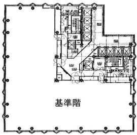 日土地西新宿ビル 12階 間取り図