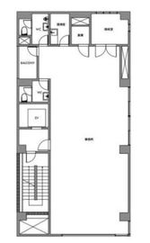 ウィンド銀座8ビル 2階 間取り図