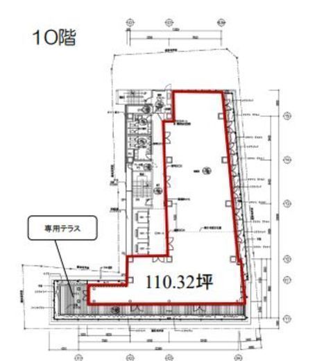 JMFビル渋谷03(Gスクエア渋谷道玄坂) 10階 間取り図