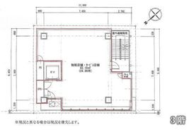 HBC GINZAビル 3階 間取り図